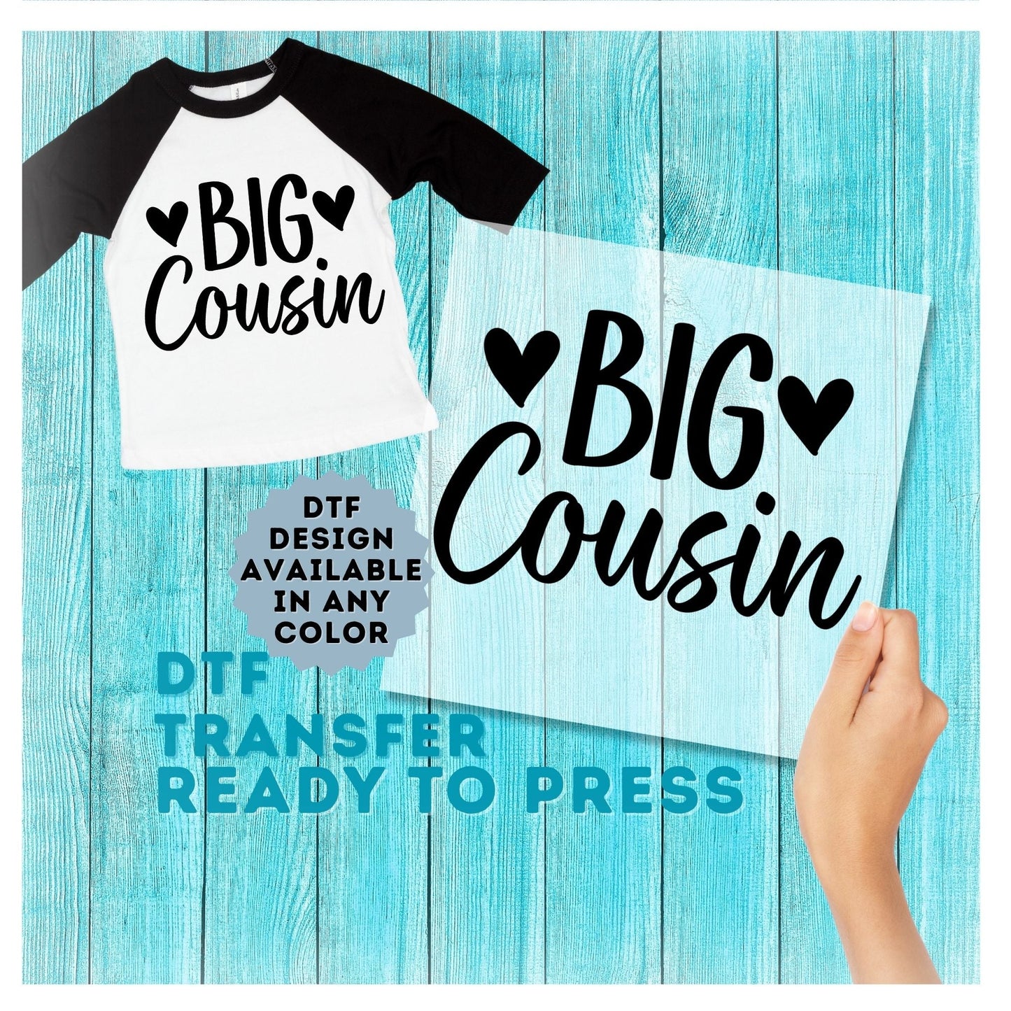 Big Cousin DTF Transfer