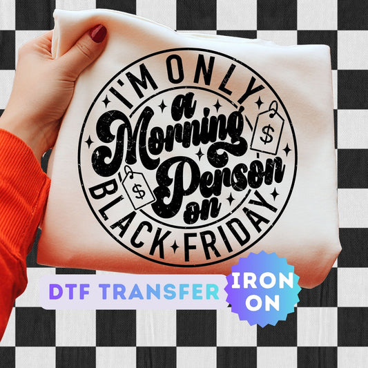 Black Friday DTF Transfer
