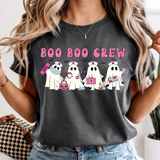 Boo Boo Crew - Comfort Colors Tee or Sweatshirt
