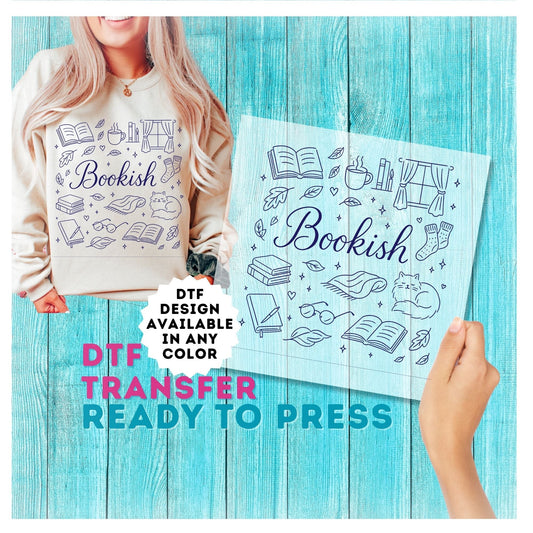 Book Lover DTF Transfer