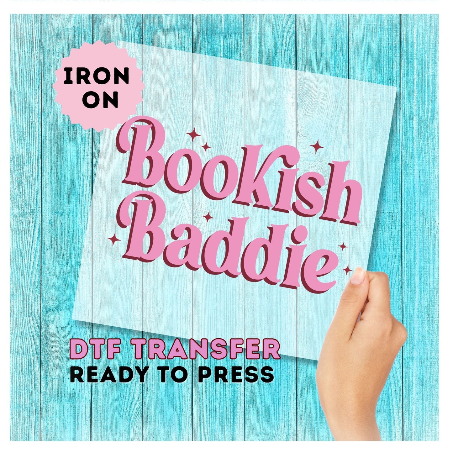 Bookish Baddie DTF Transfer