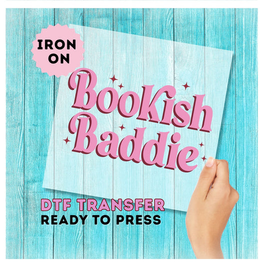 Bookish Baddie DTF Transfer