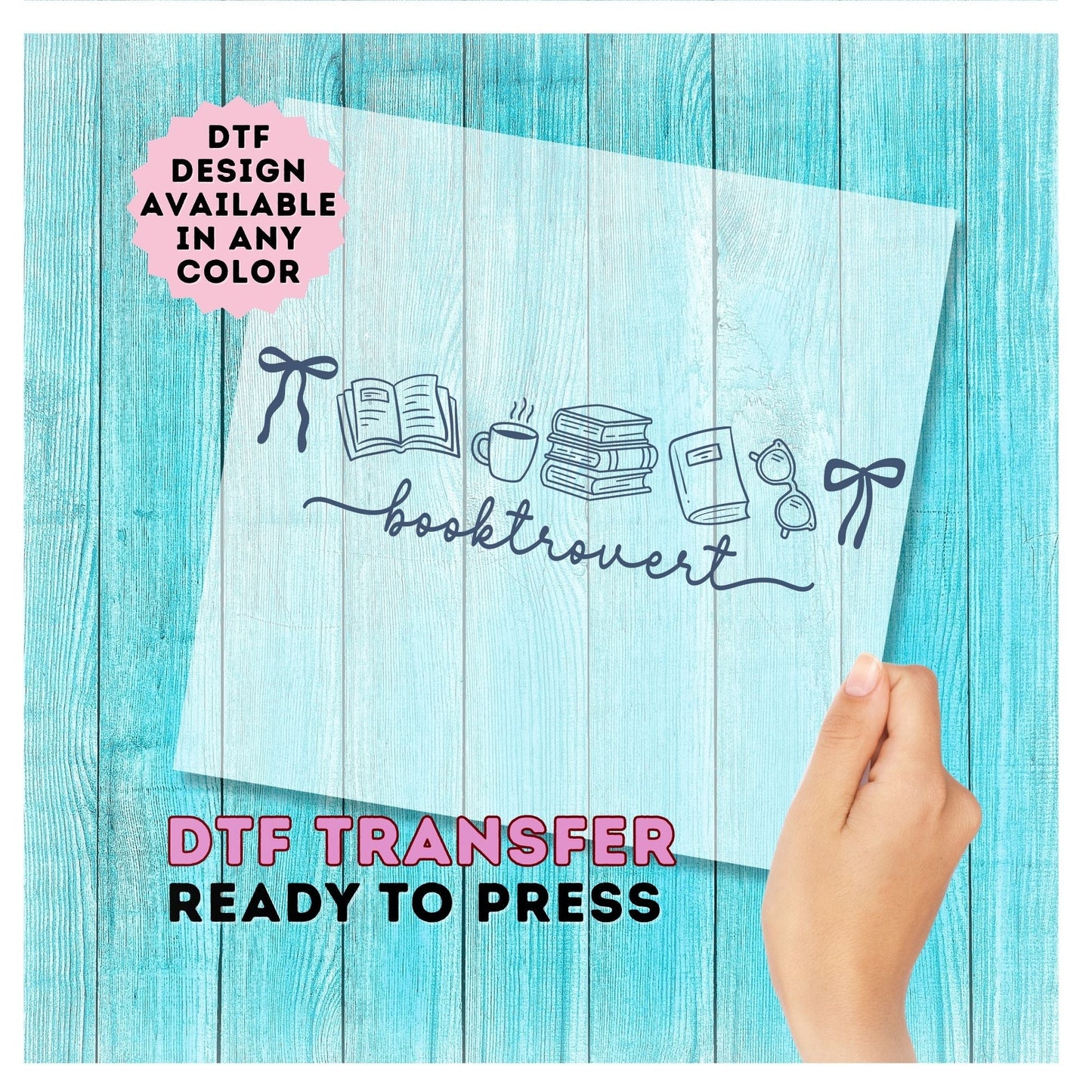 Booktrovert DTF Transfer