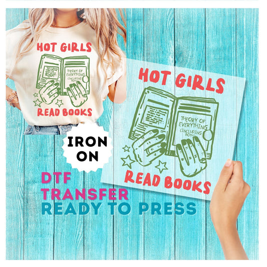 Book Lover DTF Transfer