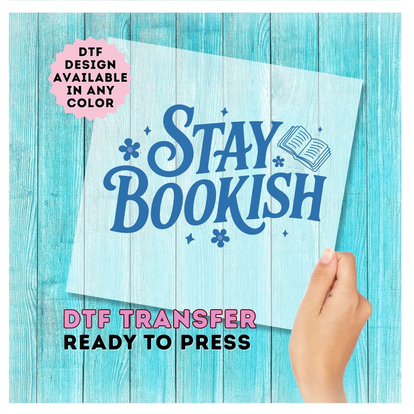 Stay Bookish DTF Transfer