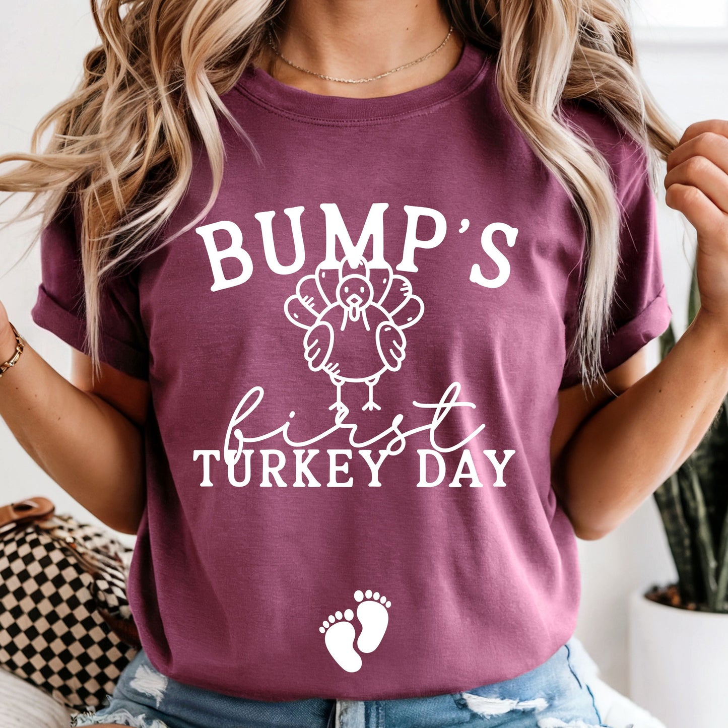 Bump's First Turkey Day - Comfort Colors Tee