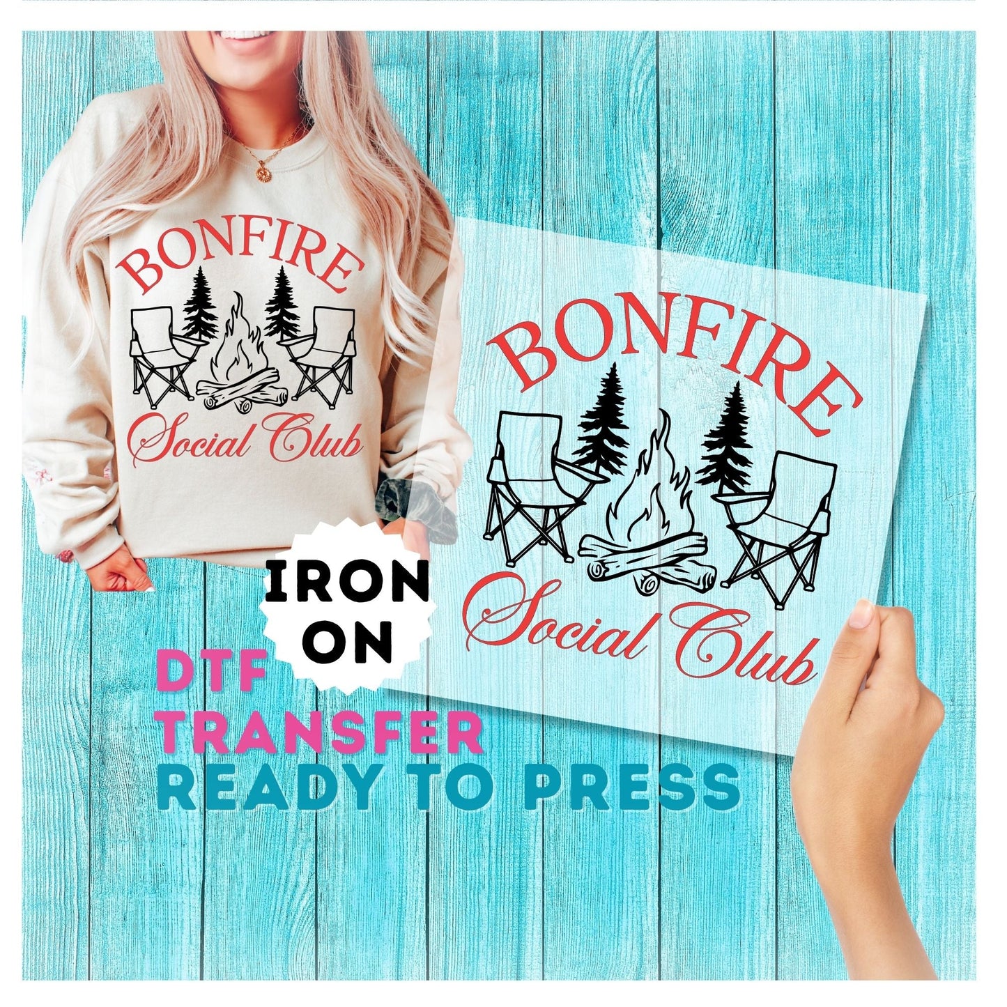 Bonfire Social Club DTF Transfer