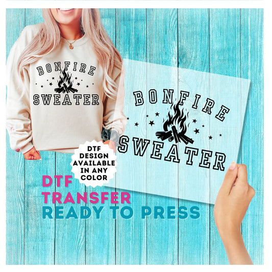 Bonfire Hoodie DTF Transfer