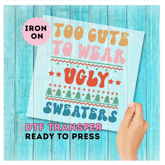 Christmas Ugly Sweater DTF Transfer