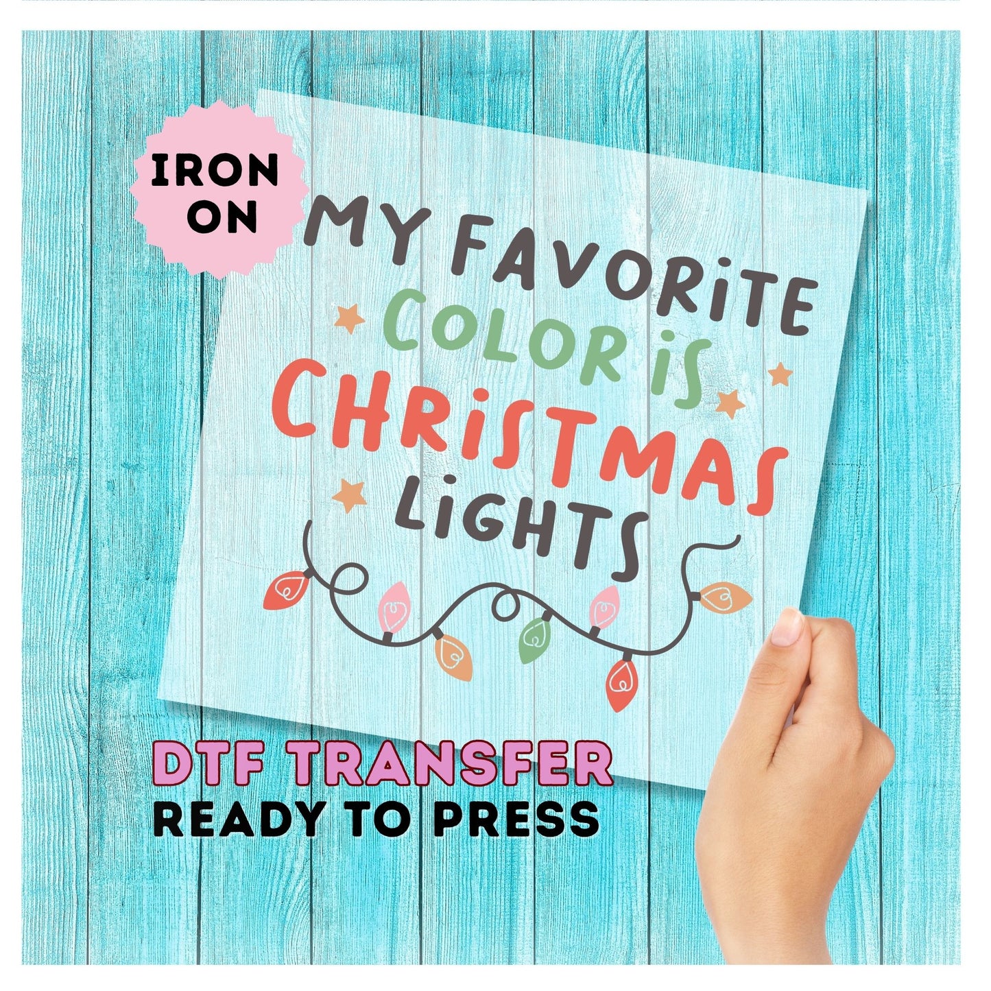 Christmas DTF Transfer