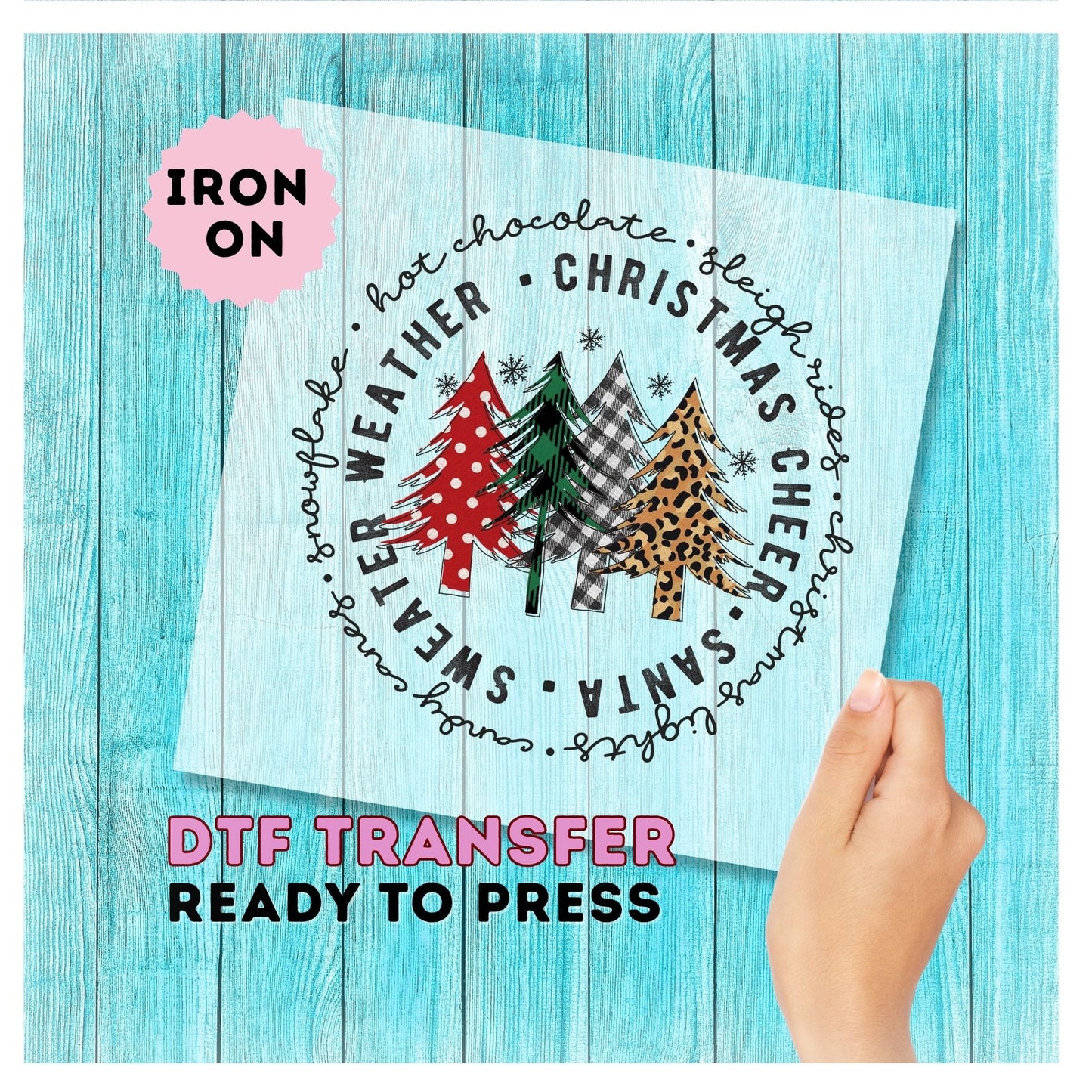 Christmas DTF Transfer