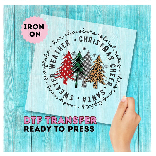 Christmas DTF Transfer