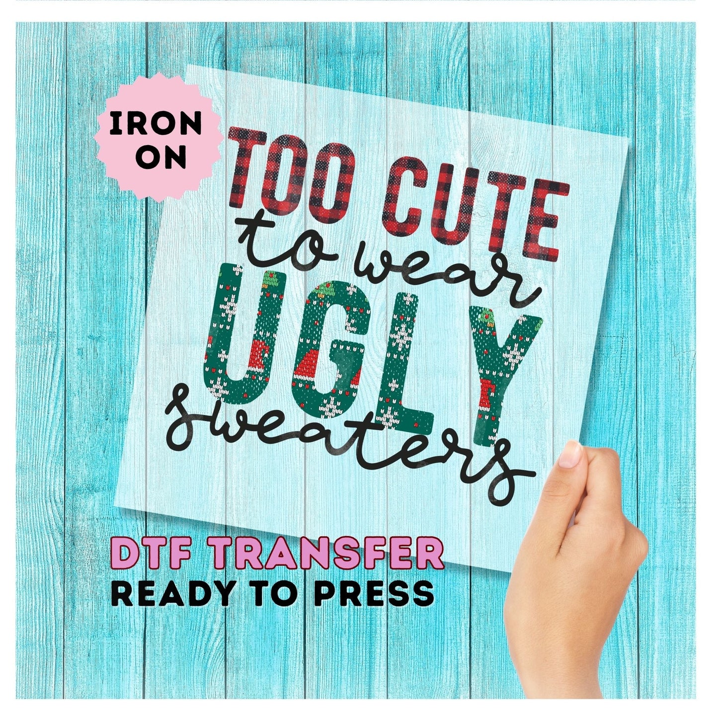 Christmas DTF Transfer