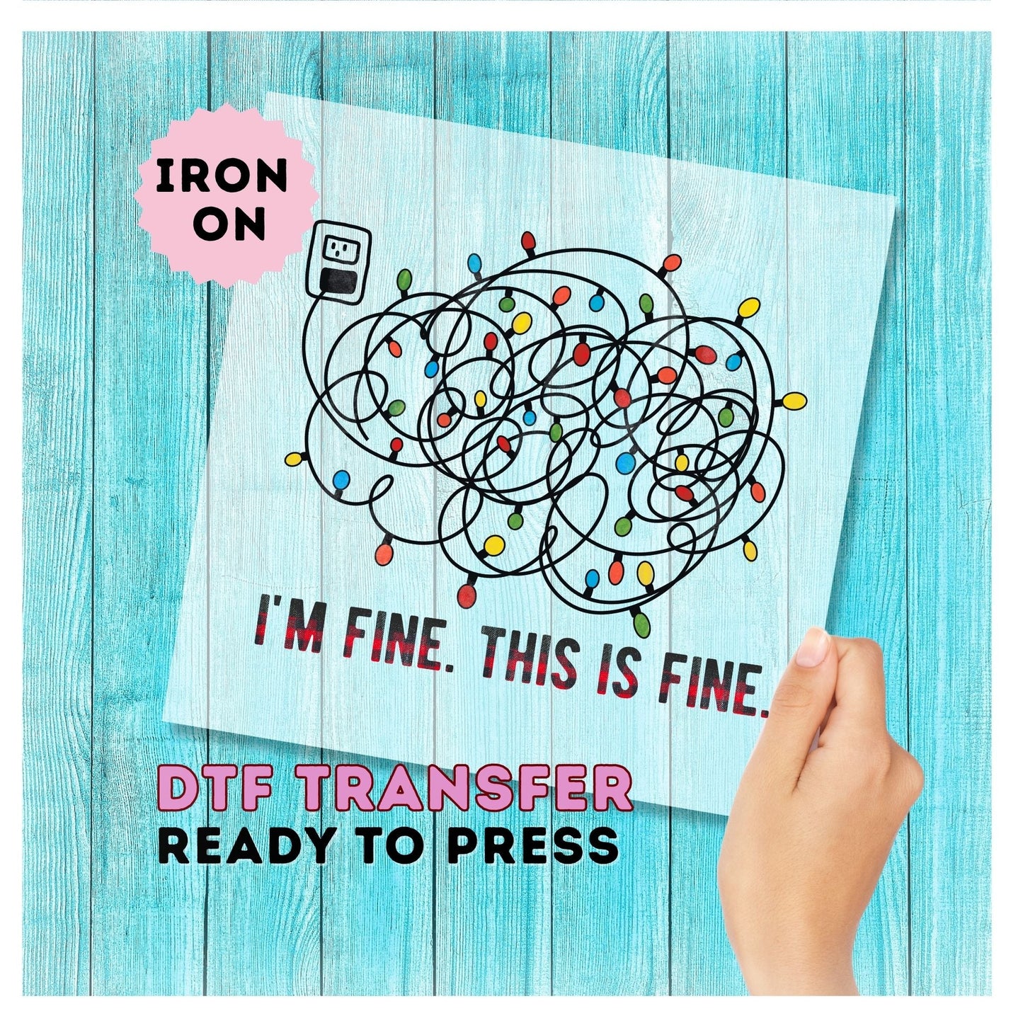 Christmas DTF Transfer