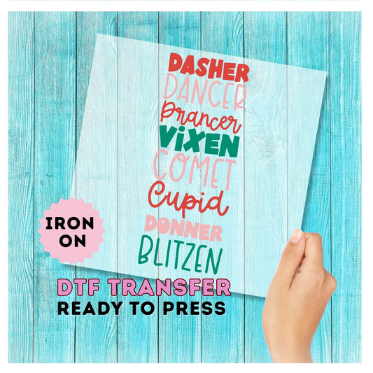 Christmas DTF Transfer