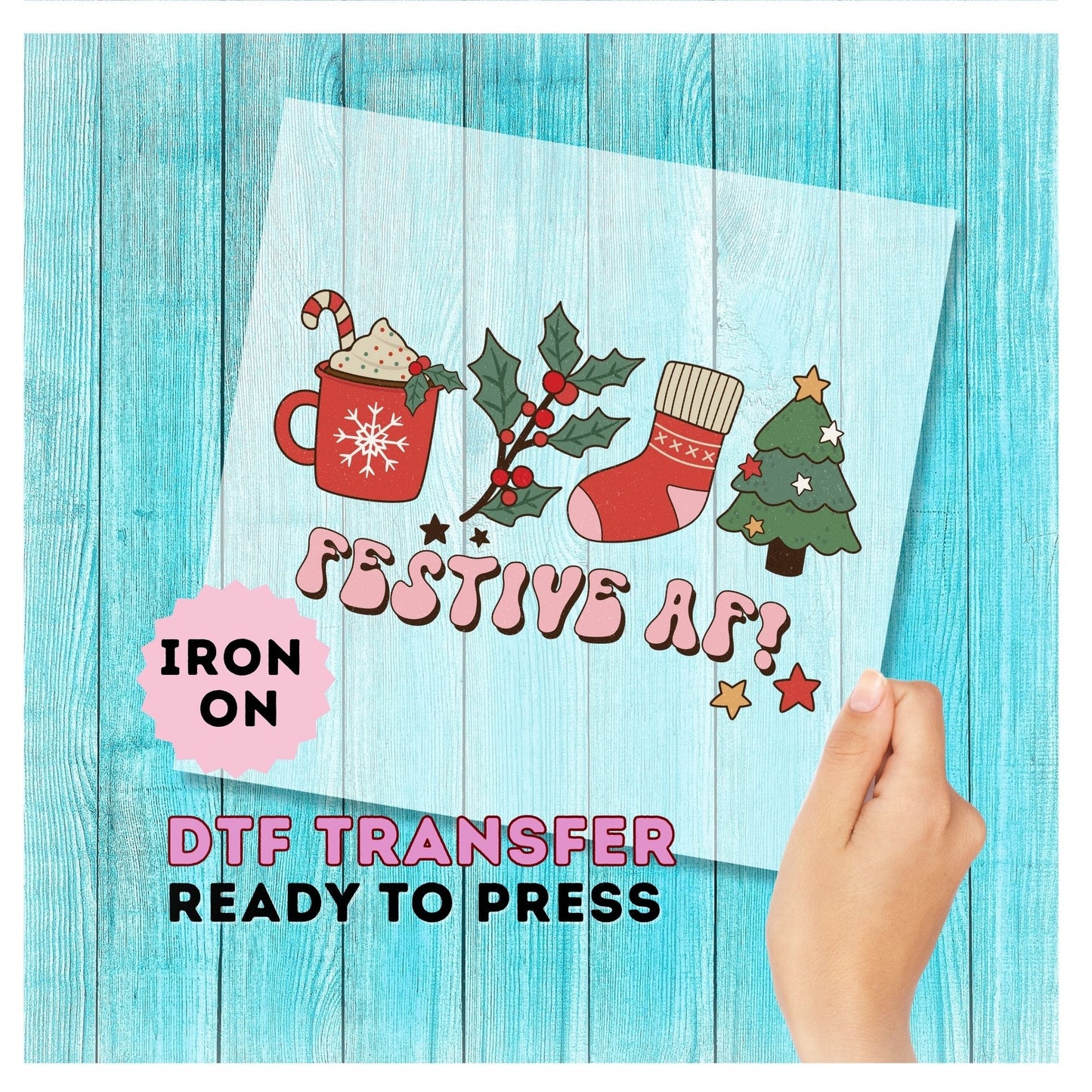 Christmas DTF Transfer