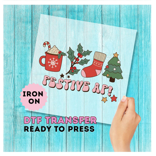 Christmas DTF Transfer