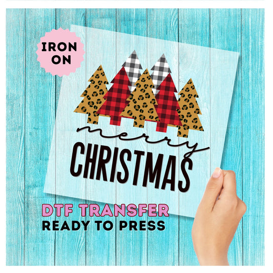 Merry Christmas DTF Transfer