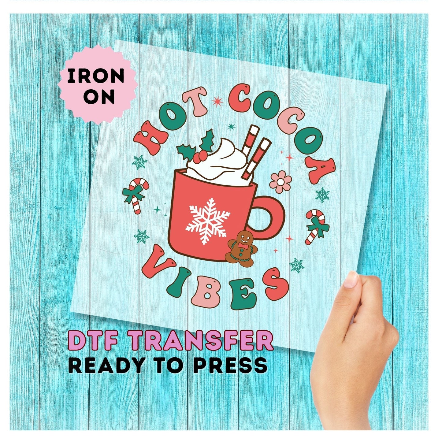 Christmas DTF Transfer