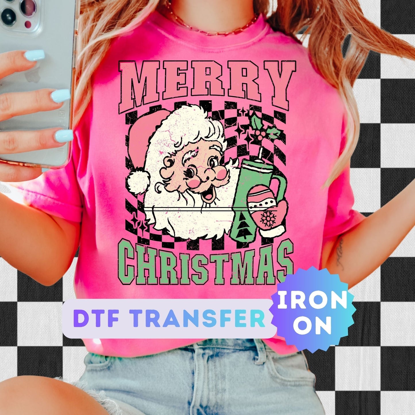 Merry Chistmas DTF Transfer