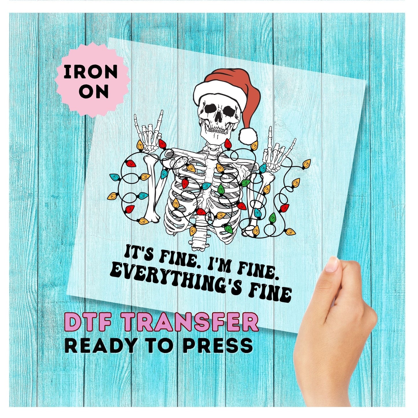 Christmas DTF Transfer