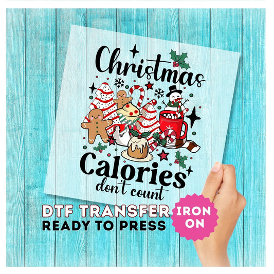 Christmas Calories DTF Transfer