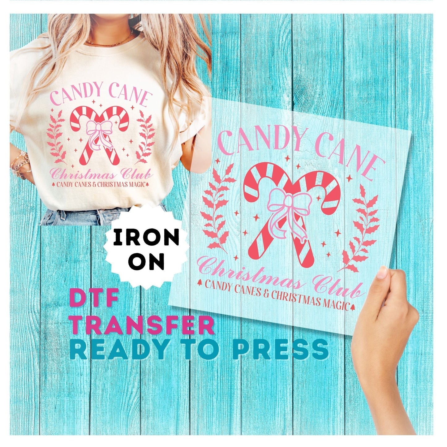 Christmas DTF Transfer