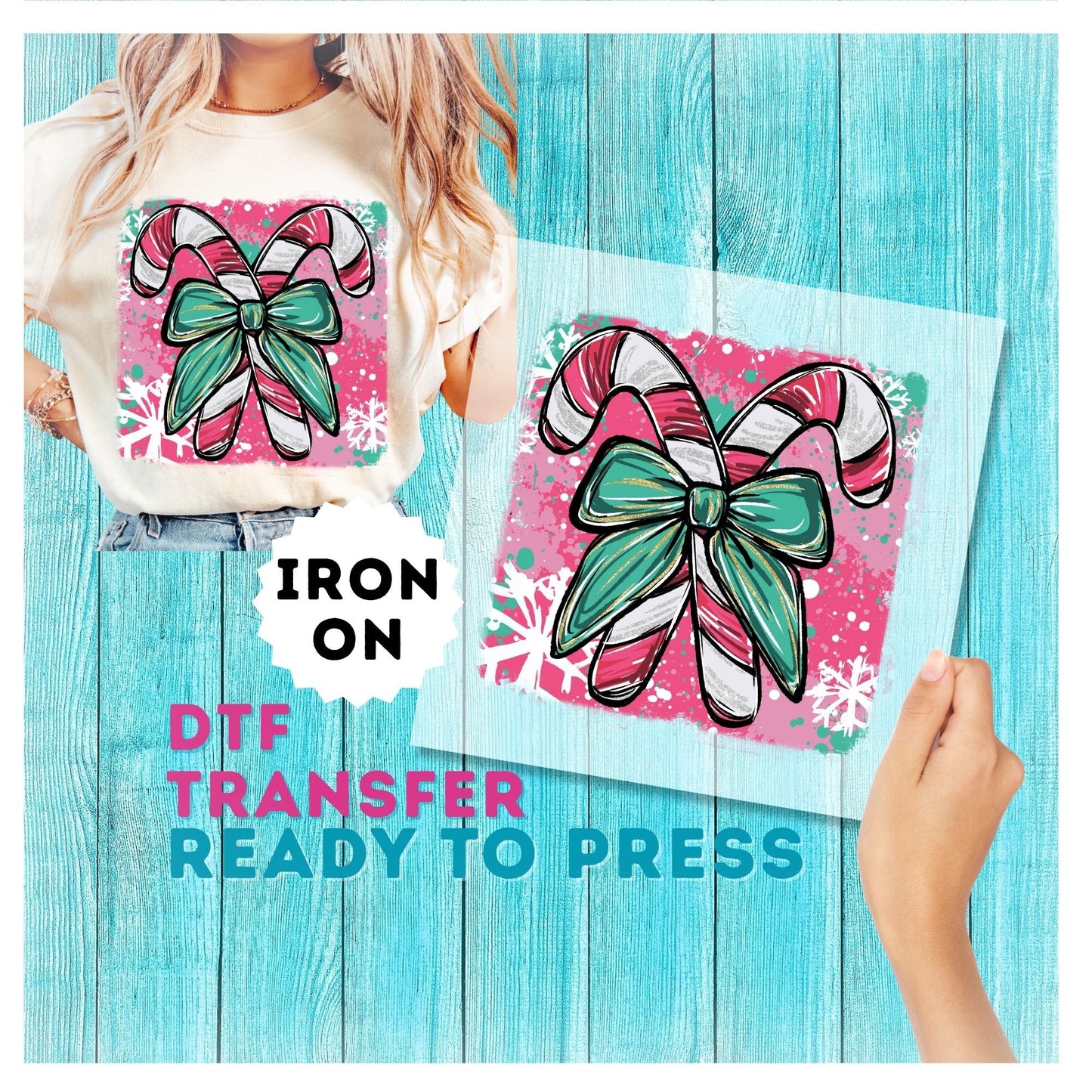 Christmas DTF Transfer