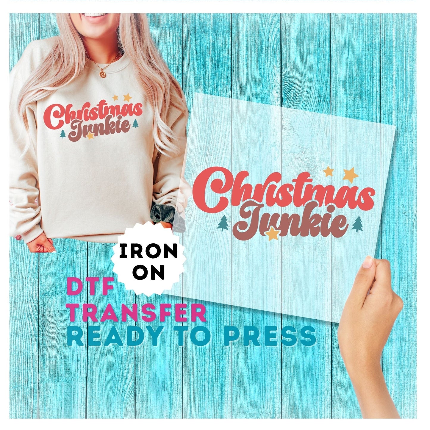 Christmas DTF Transfer