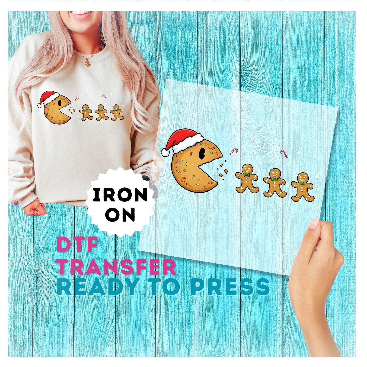 Funny Christmas DTF Transfer