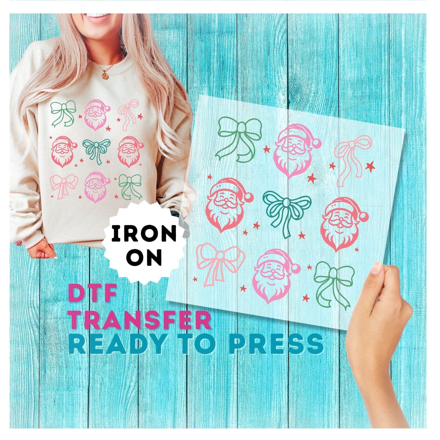 Christmas DTF Transfer