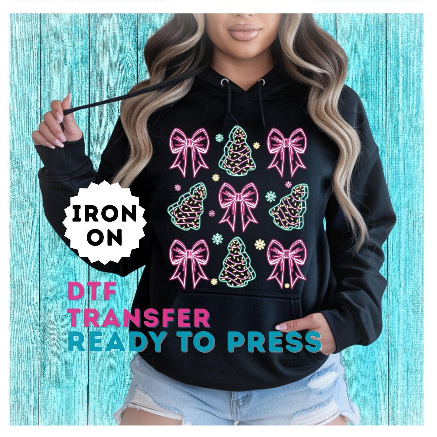 Christmas DTF Transfer