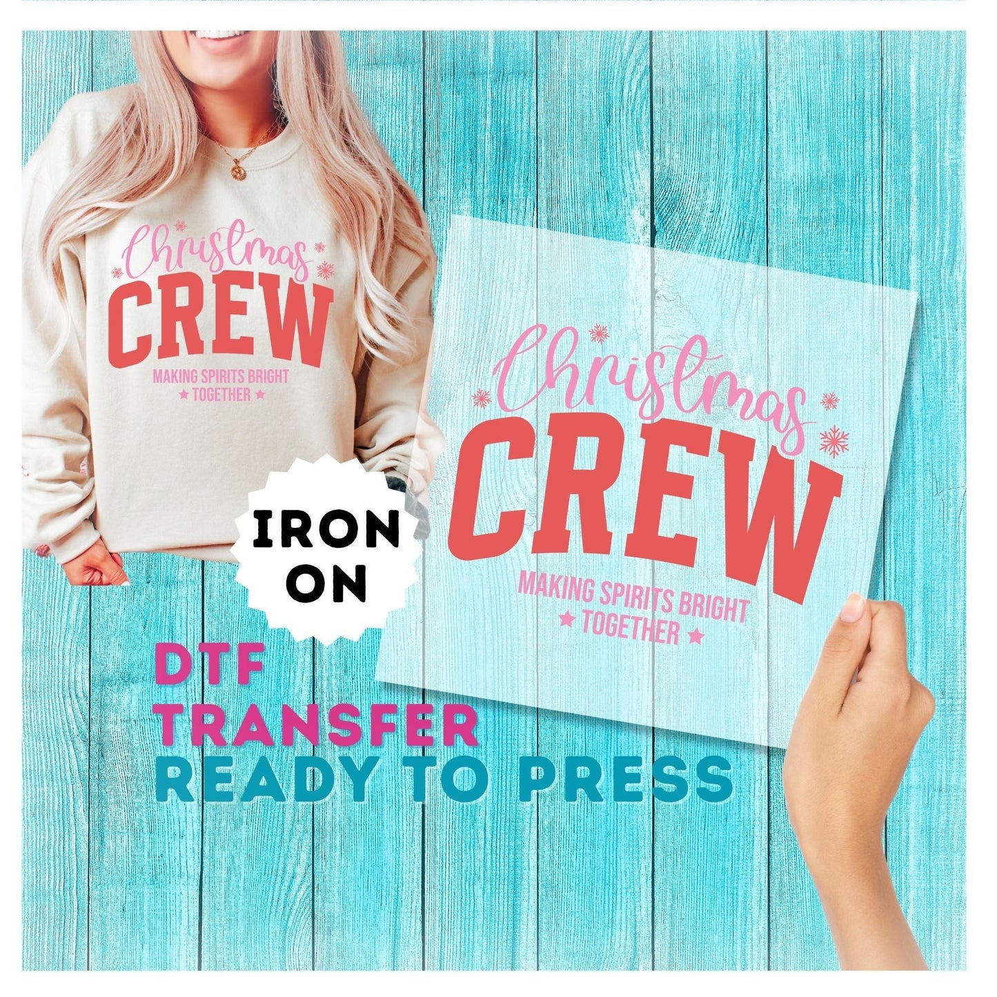Christmas Crew DTF Transfer