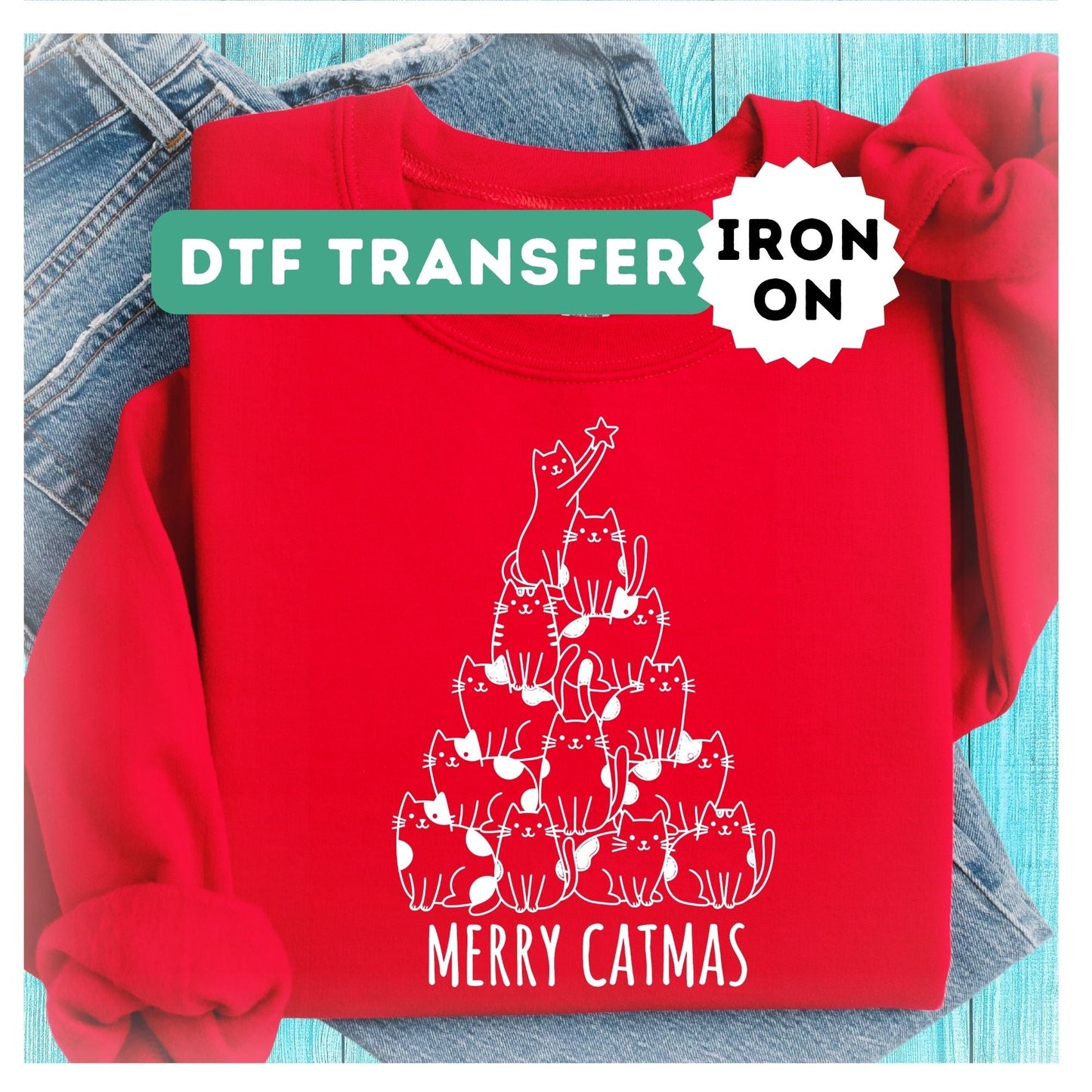 Christmas DTF Transfer