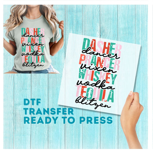 Christmas DTF Transfer