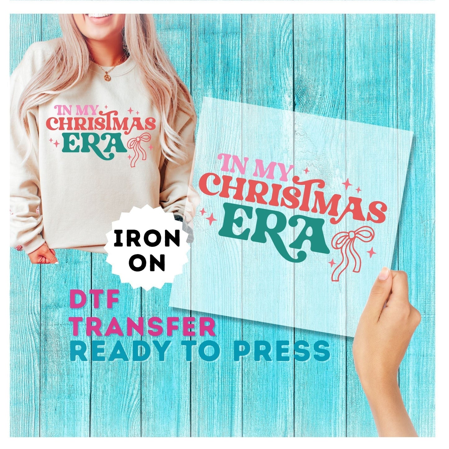 Christmas DTF Transfer