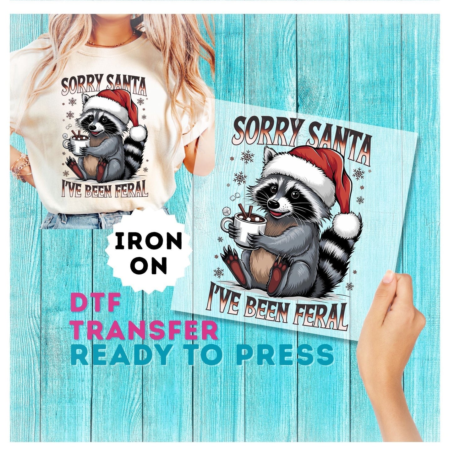 Christmas DTF Transfer