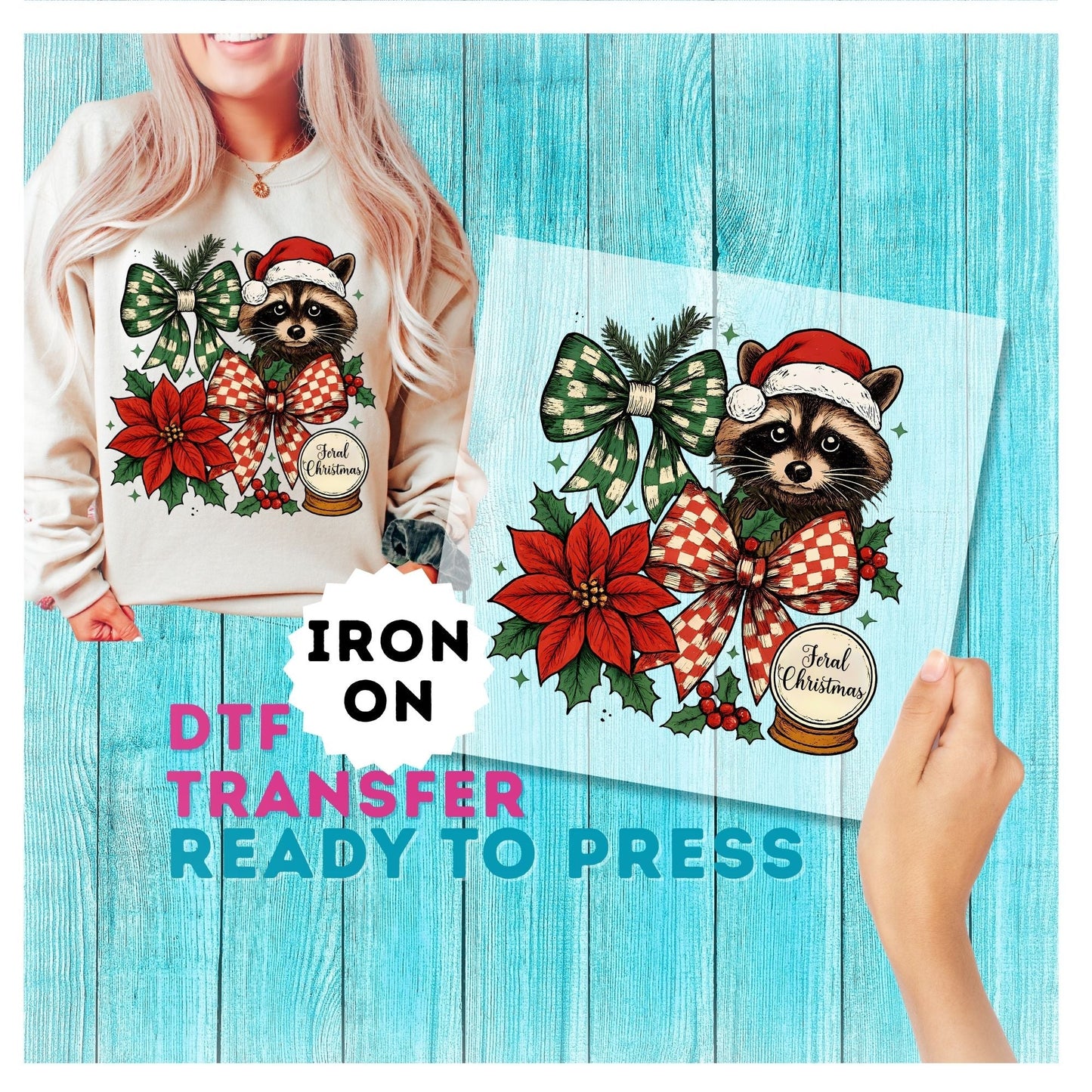 Christmas DTF Transfer