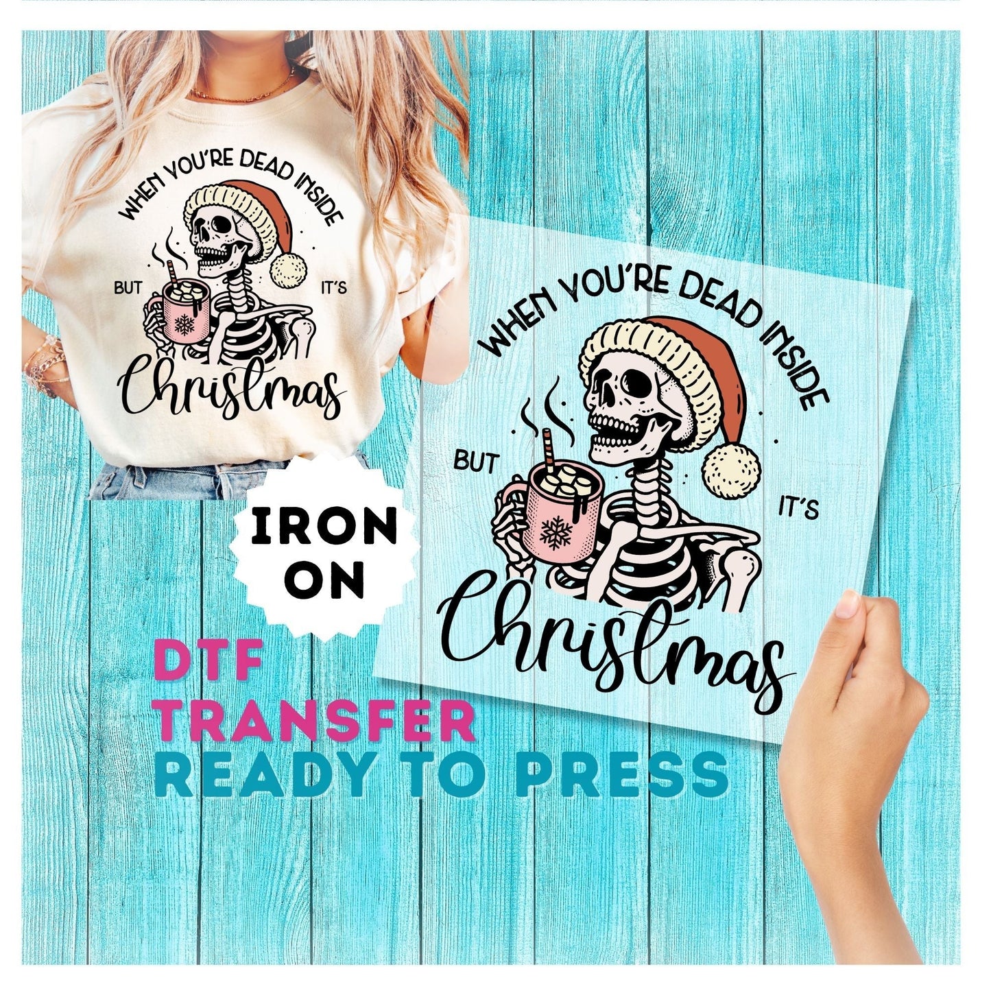 Christmas DTF Transfer