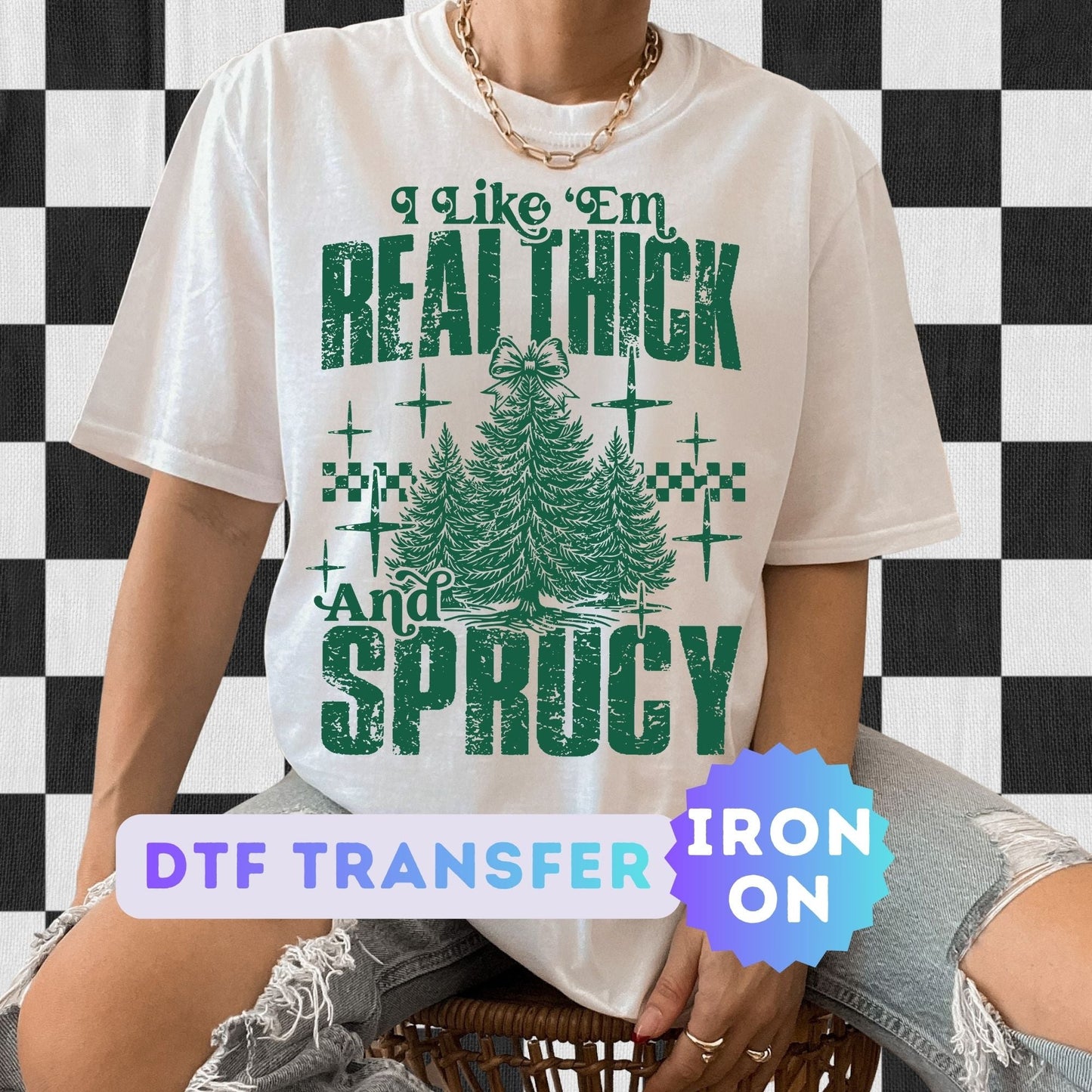 Funny Christmas DTF Transfer