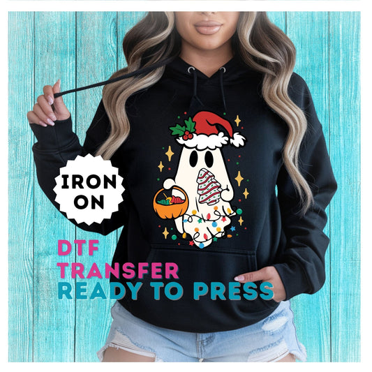 Christmas Ghost DTF Transfer