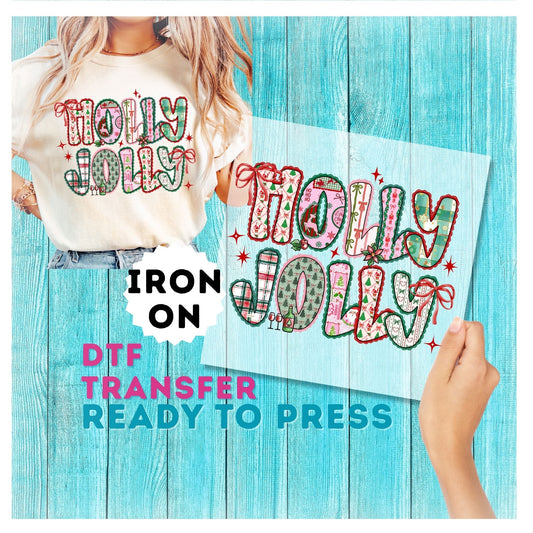 Holly Jolly DTF Transfer