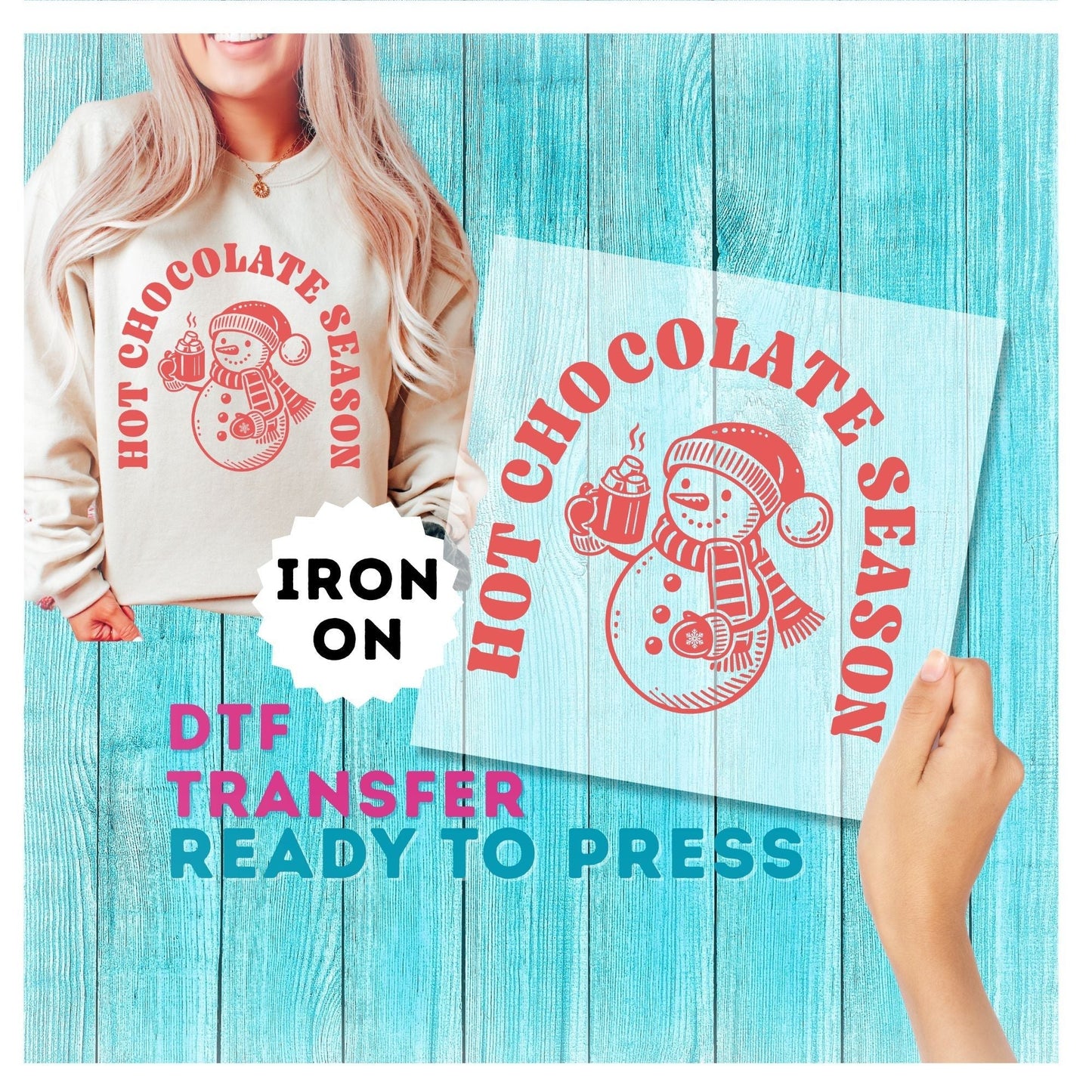 Christmas DTF Transfer