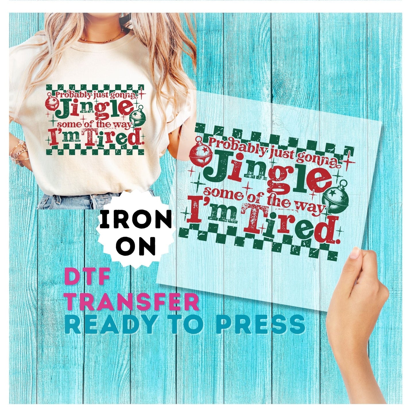 Funny Christmas DTF Transfer