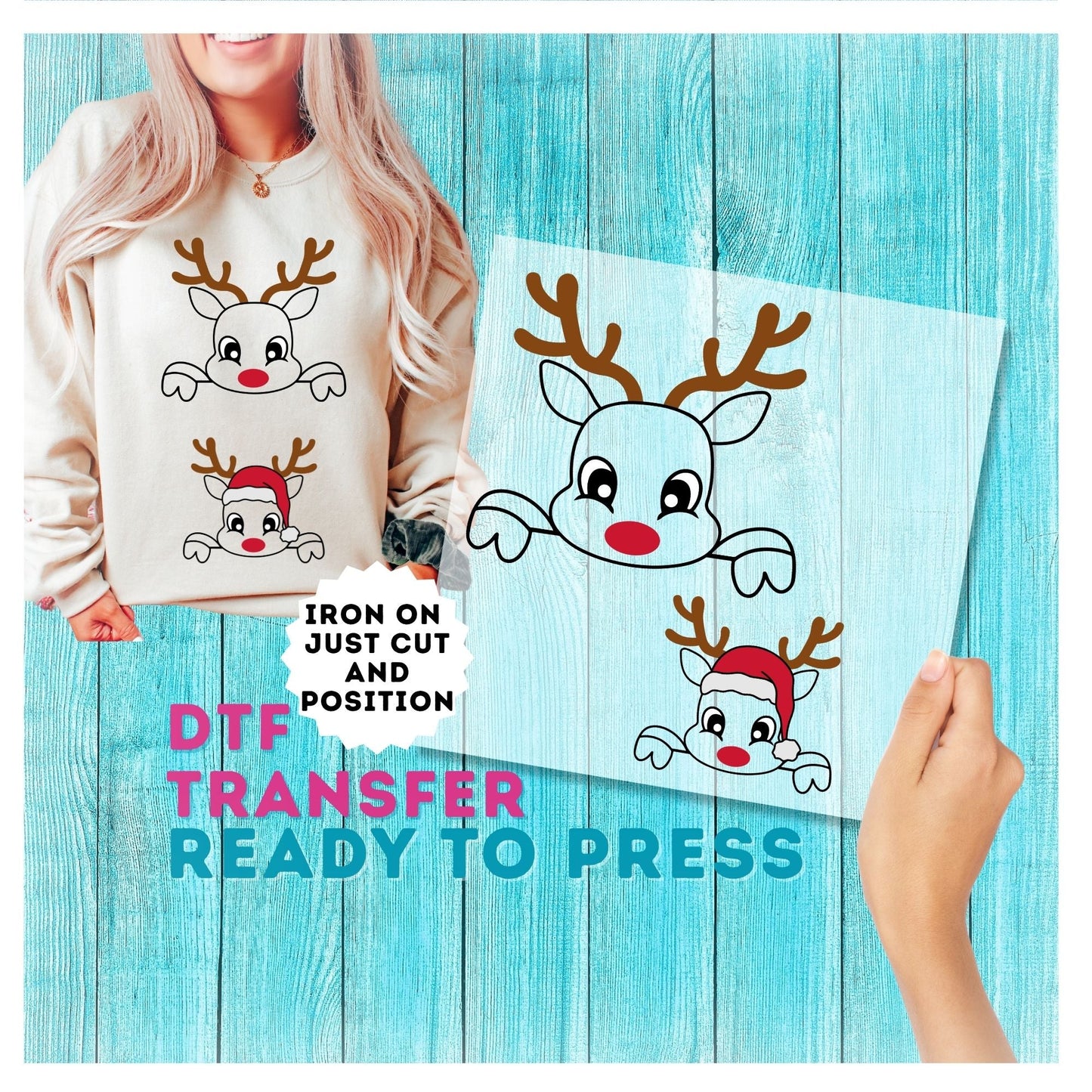 Christmas Pregnancy DTF Transfer DTF Transfer