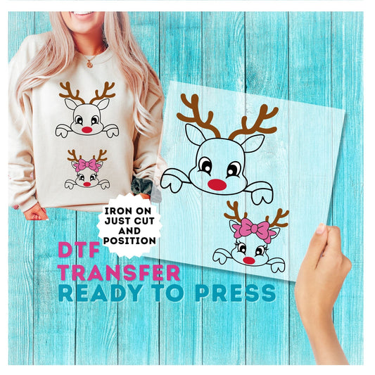 Christmas Pregnancy DTF Transfer