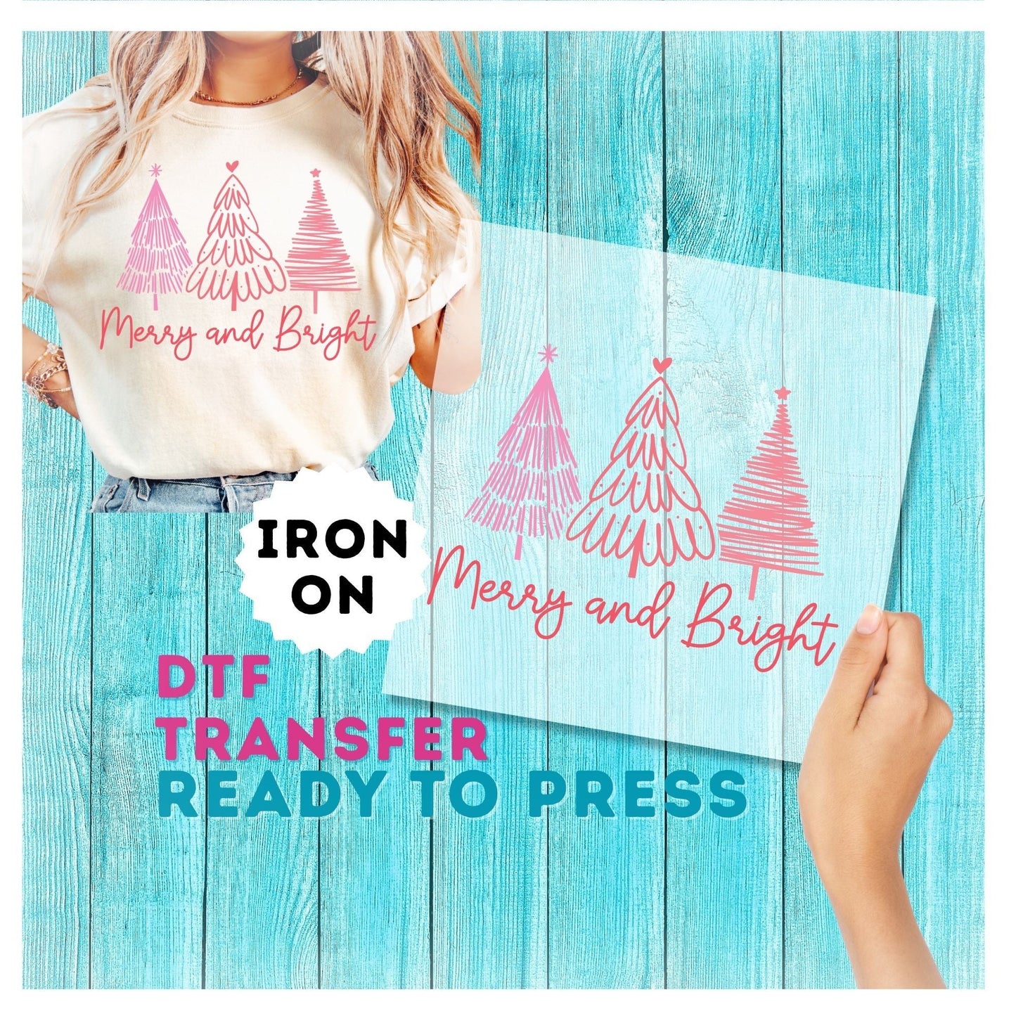 Christmas DTF Transfer