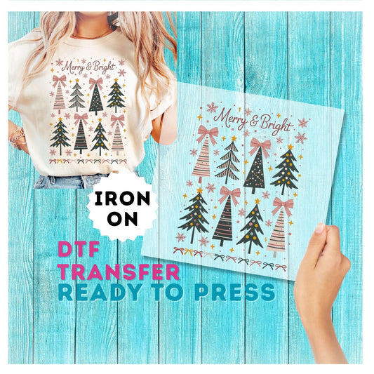 Christmas DTF Transfer