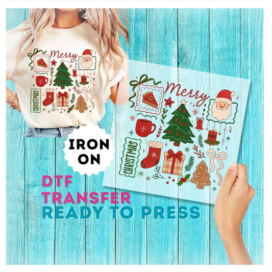 Christmas DTF Transfer