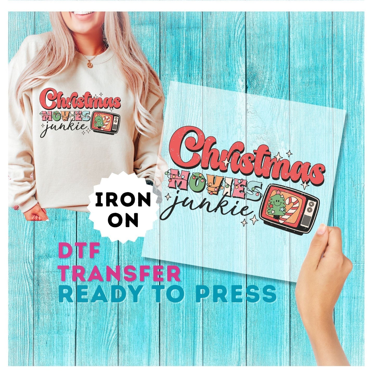 Christmas DTF Transfer